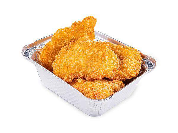 Белый рис - Курица темпура