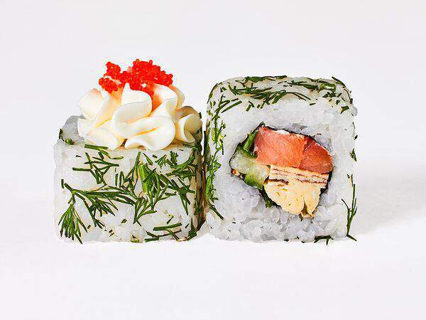 Восточный экспресс - Ролл Сливочный с копченым лососем