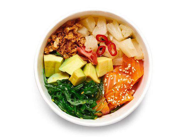 Ёбидоёби - Поке с лососем спайси