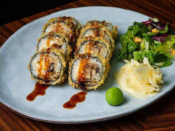 Clan - Кранч с угрем и вешенками в ореховом соусе