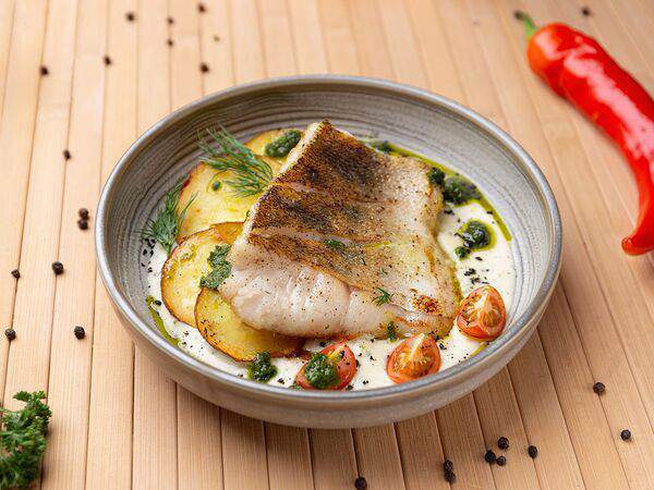 Хачапурия - Судак в сливочном соусе