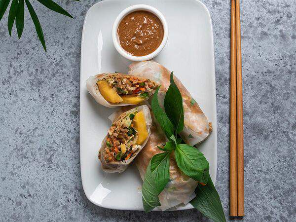 Godzilla Ramen - Вегетарианские спринг роллы