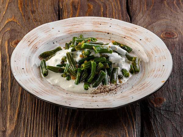 У Ханумы - Фасоль стручковая в сметанном соусе