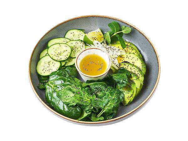 Сеть семейных кафе Kitchen - Зелёный салат с авокадо