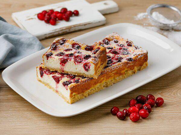 Джем - Пирог творожный с ягодами