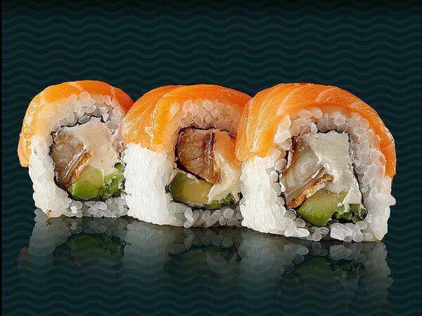 Воккер - Филадельфия с угрем и лососем