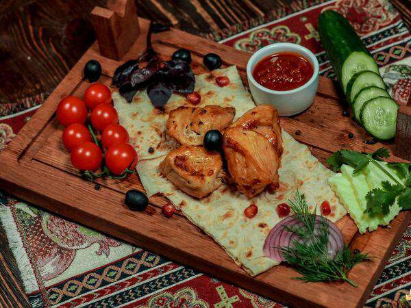 Шашлычный двор - Шашлык из филе курицы