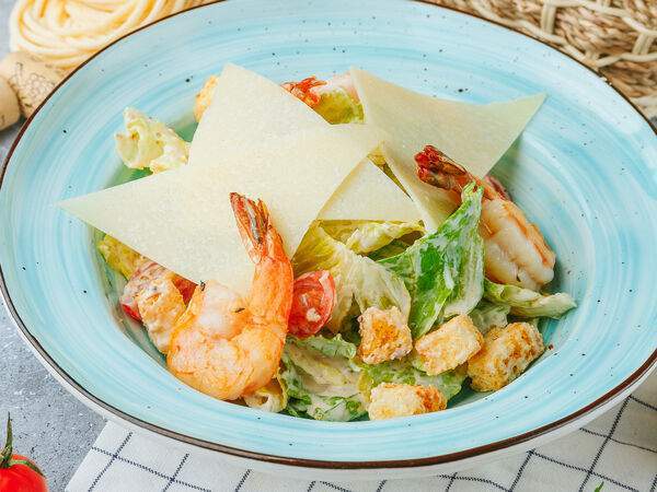 La Pasta - Салат Цезарь с креветками