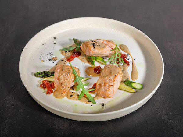 Happyterria - Лосось со спаржей