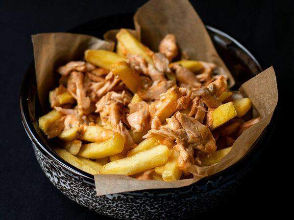 Half of you - Картофель фри с копченным лососем