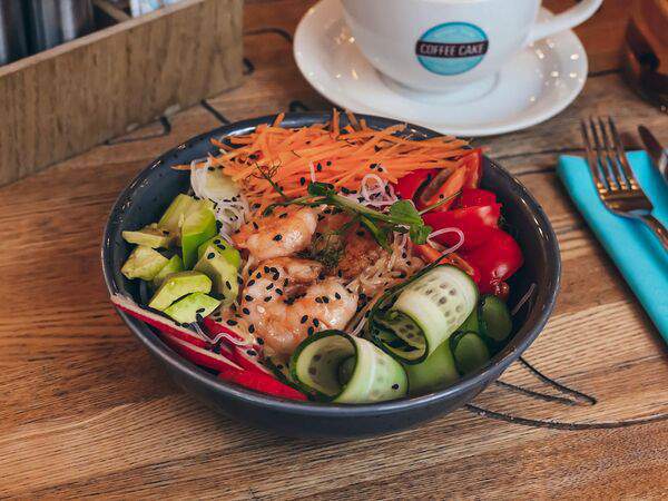 Coffee Cake - Боул с креветками