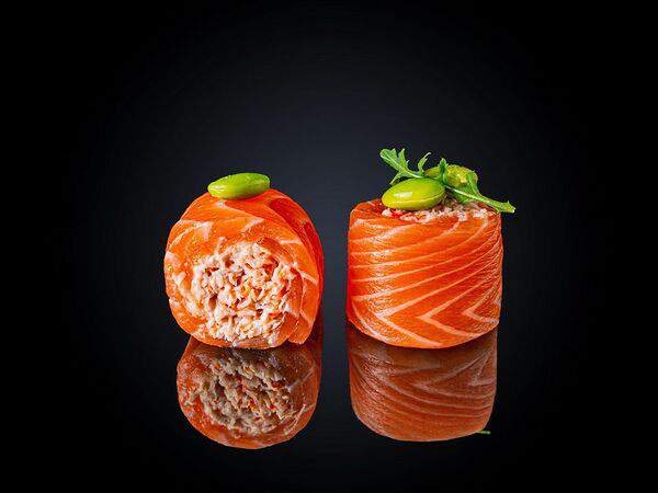 Fishka - Ролл Лосось с крабом Авторский