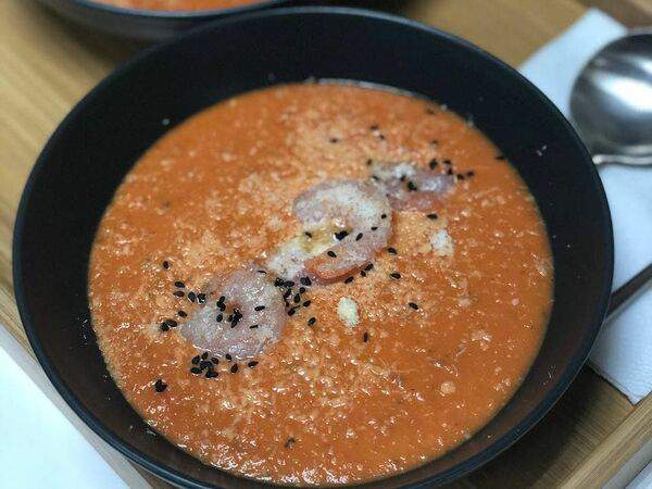 Марли - Томатный крем-суп с пармезаном и беконом