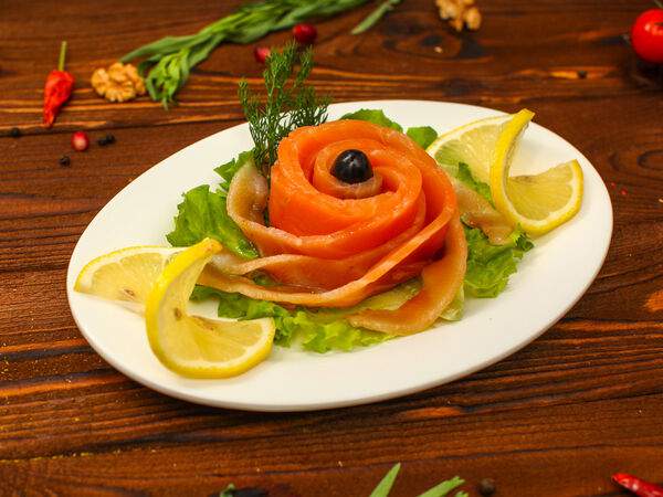 Рача - Сёмга слабосолёная