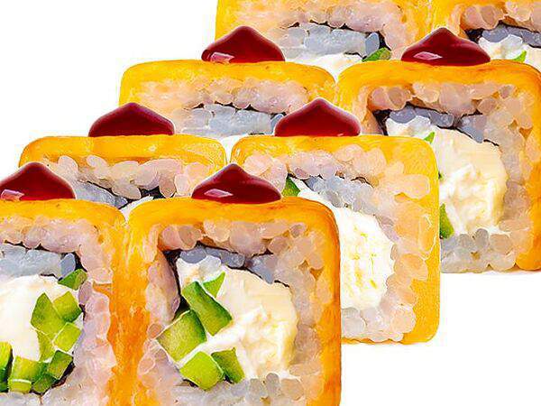 Самые Японские Суши - Ролл запеченная филадельфия