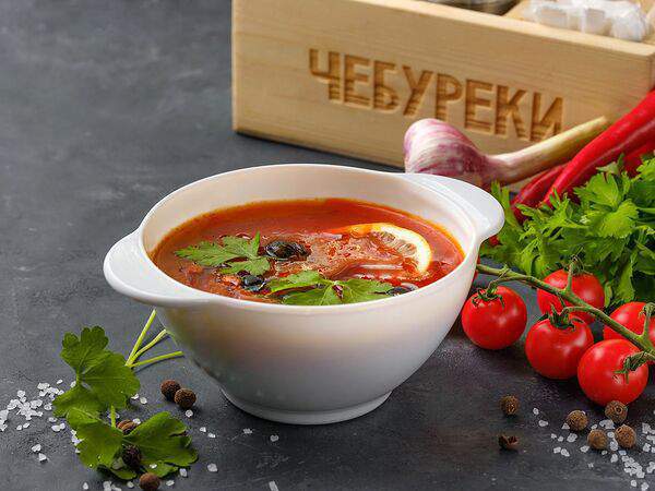 Чебуреки - Солянка мясная