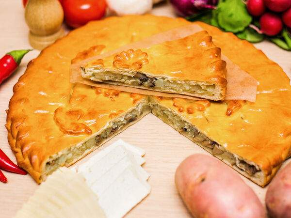 Яблочный пирог - Пирог с картофелем и сыром