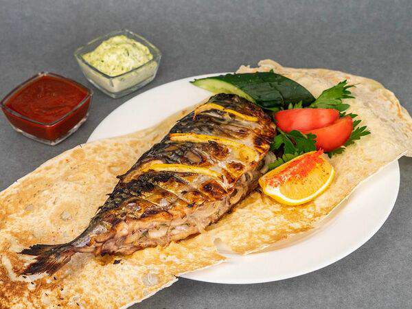 М 2 кафе - Скумбрия на мангале