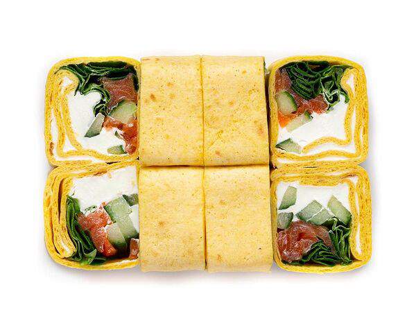 Ёбидоёби - Тортилья с копчёным лососем