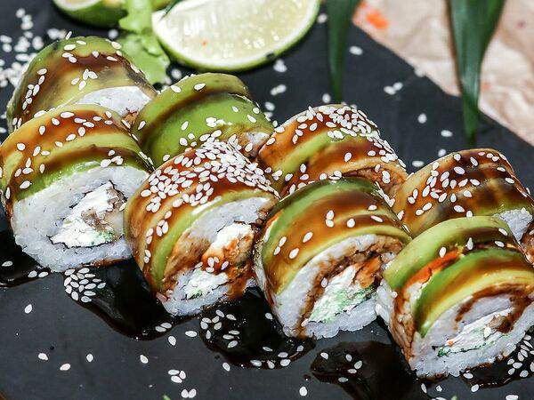 Катана - Ролл Зеленый дракон