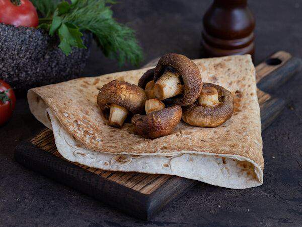 Шашлыки пекарня - Грибы на мангале