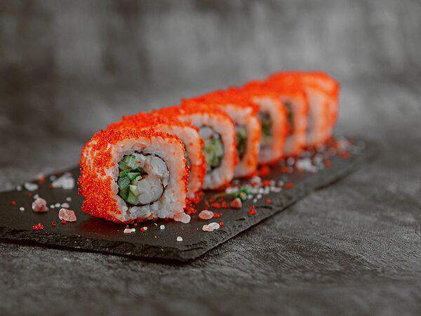 Мука и рис - Ролл Калифорния с креветкой