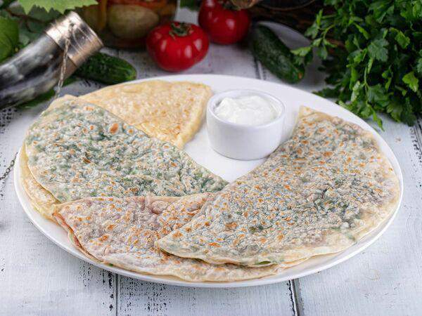 Ткемали - Кутаб с грибами