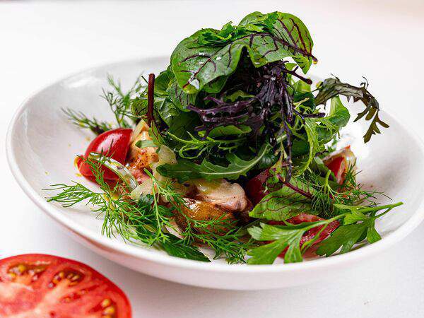 Клево - Теплый салат с марокканским осьминогом и молодым картофелем