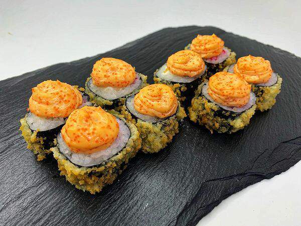 Tokyo Box - Ролл Темпура с креветкой шапка тобико