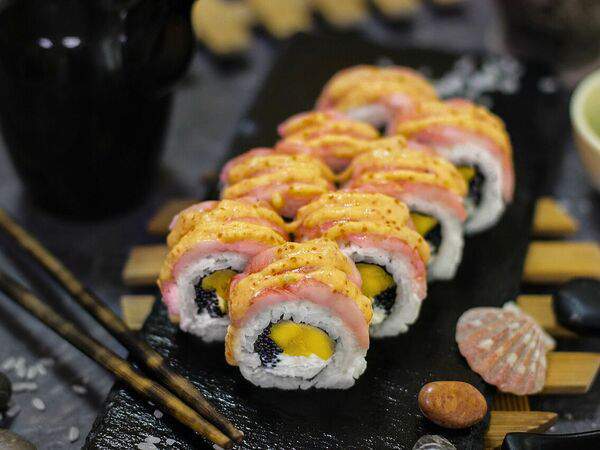 У дяди Вани - Сливочная креветка с манго