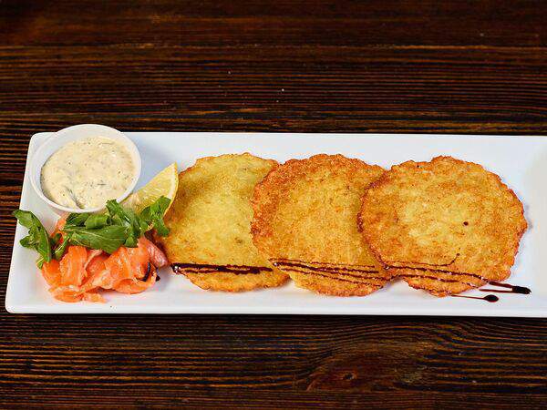 Паб #ПП - Драники с семгой особого посола