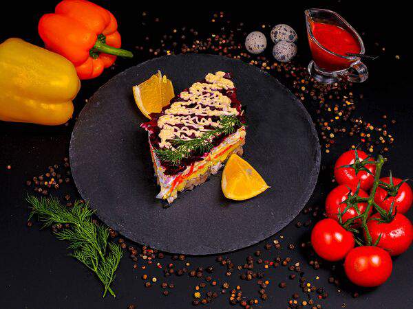 Шашлычная Марусино - Сельдь под шубой