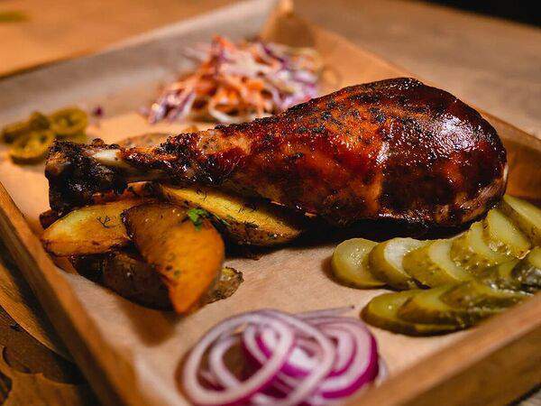 Бурбон стрит бар - Нога индейки Су-вид