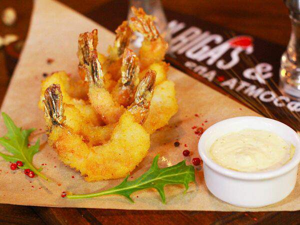 N. Riga's & The Meat - Тигровые креветки в панировке