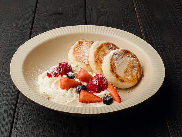 Цех - Сырники с йогуртовым муссом