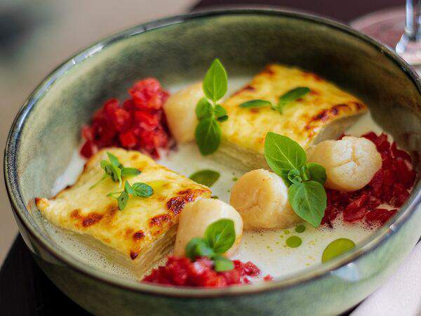 Charlie - Гратен из кольраби с гребешками