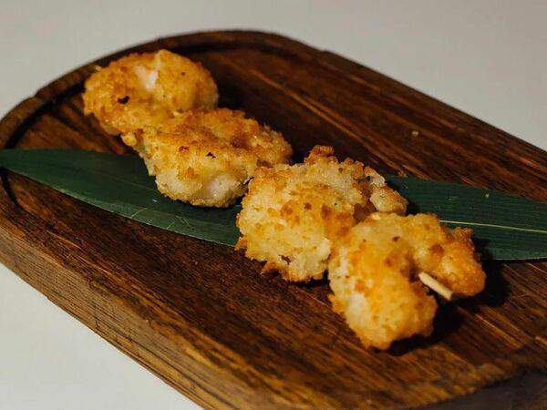 Лапша и утка Фо Бо - Шашлычок из креветок