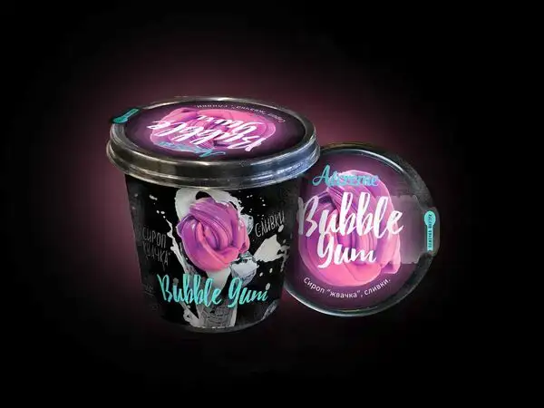 Alcreme - Мороженое в стаканчике Бабл-гам