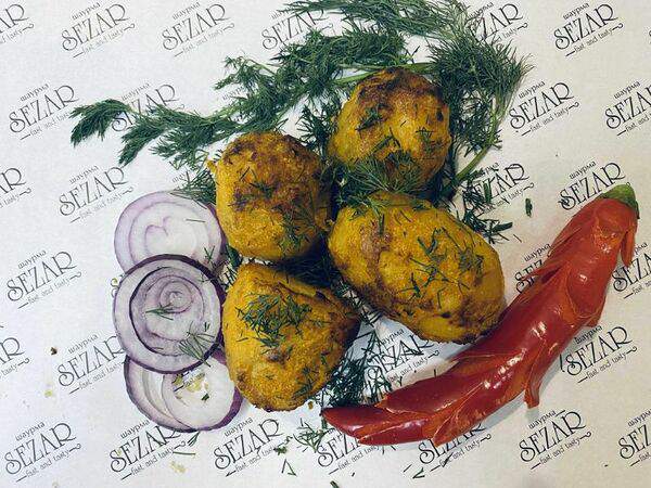 Шаурма Цезарь - Картофель на мангале