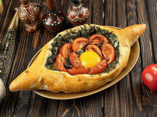 Мимино - Хачапури по-аджарски со шпинатом