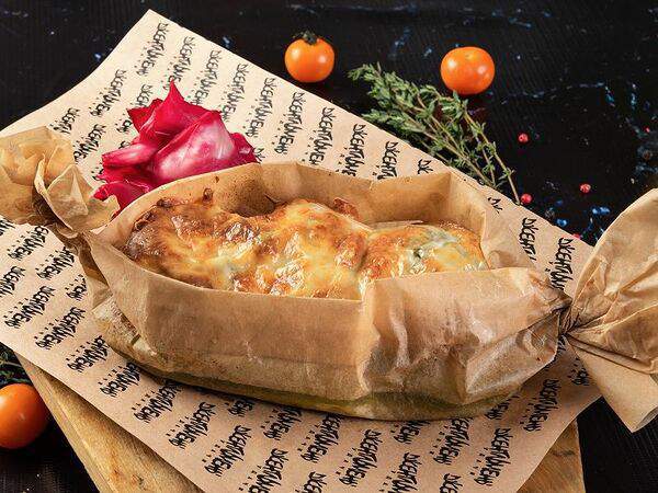 Джентльмены удачи - Куриная грудка в соусе песто