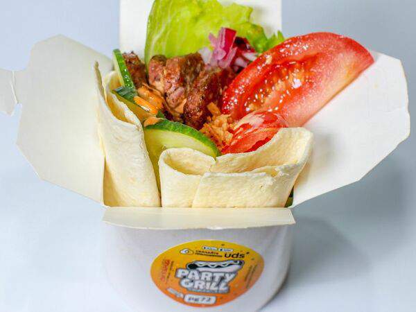 Хот-дог 72 Party grill - Ролл Бокс с Говядиной