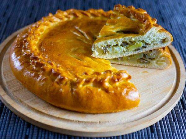 Домашняя пекарня - Пирог с курицей и картофелем