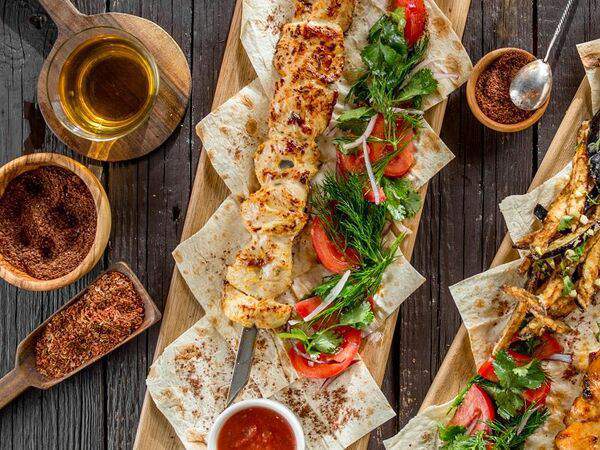 ХочуПури - Шашлык из индейки с хмели-сунели