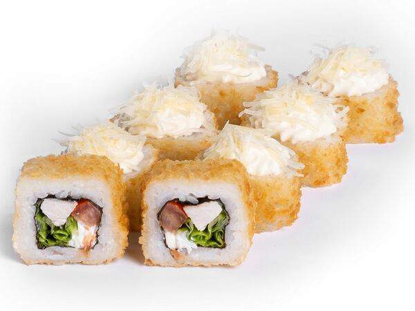 Время вкусных путешествий - Цезарь ролл с курицей