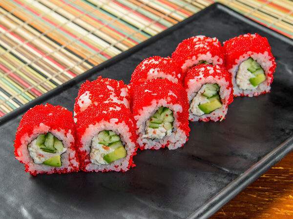 Самба суши - Ролл Урамаки Калифорния тобико