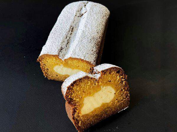 Кекс - Кекс тыквенный с апельсиновым чизкейком