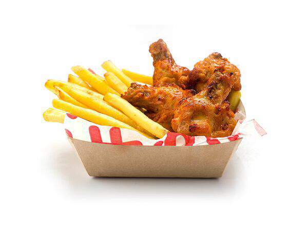 Фиеста Пицца - Куриные крылышки с картофелем фри