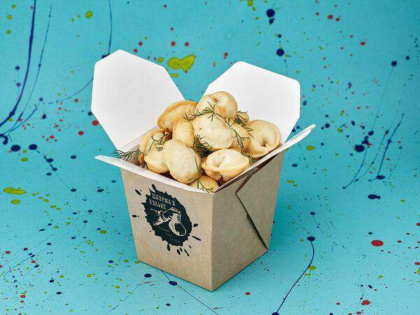 Шаурма и компот - Пельмешки фри в фирменном соусе