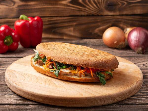 Та самая шаурма на Средном Григорян Артак - Шаурма со свининой в лепёшке